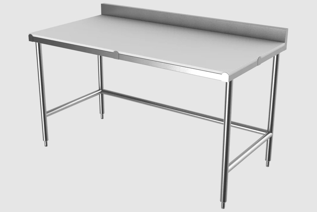 Table de coupe avec dosseret